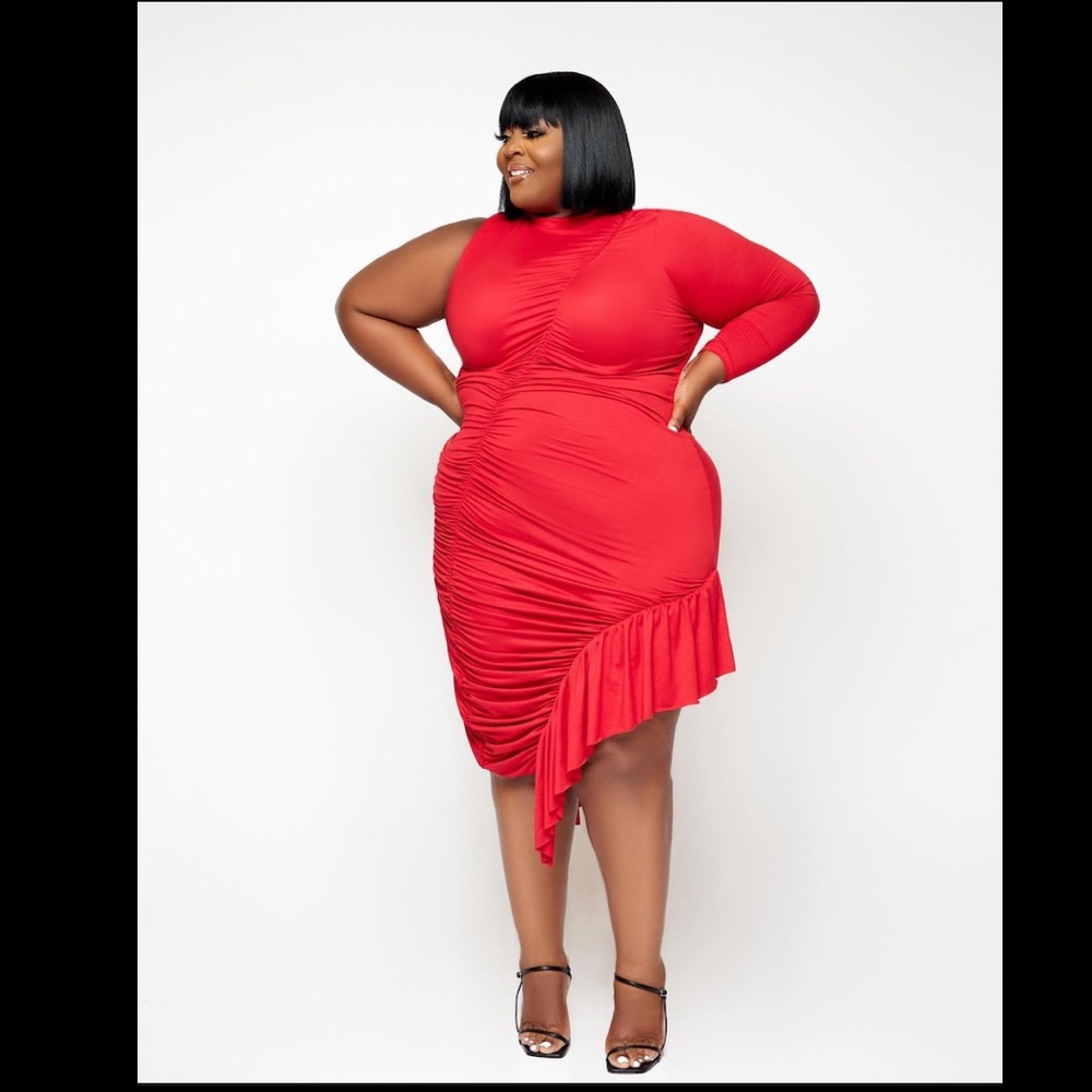 Be My Valentine Ruffle Dress ❤️
